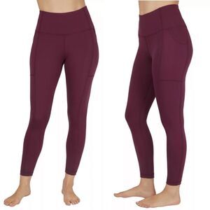 Yogalicious Lux High Rise Ankle Leggings with Pockets • size XS